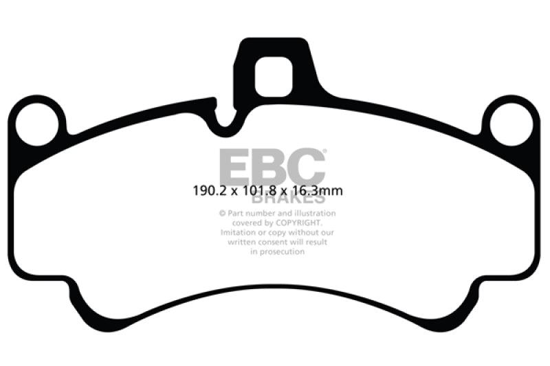 Load image into Gallery viewer, Ebc DP41516R EBC Yellowstuff Brake Pad Sets
