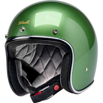 Biltwell Inc. Bonanza Solid Helmet (Small, Metallic Irish Green)