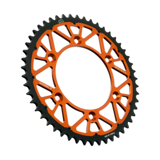 Jt Sprockets JTX897.50ORG Twinstar Rear Sprocket - 50T (Orange)