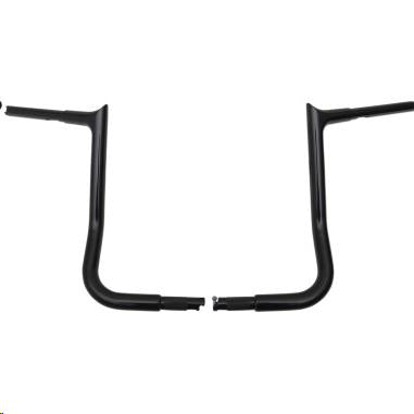 Fat Baggers, Inc. 905014-B 1-1/4in. EZ Install Pointed Top Handlebars - Gloss Black