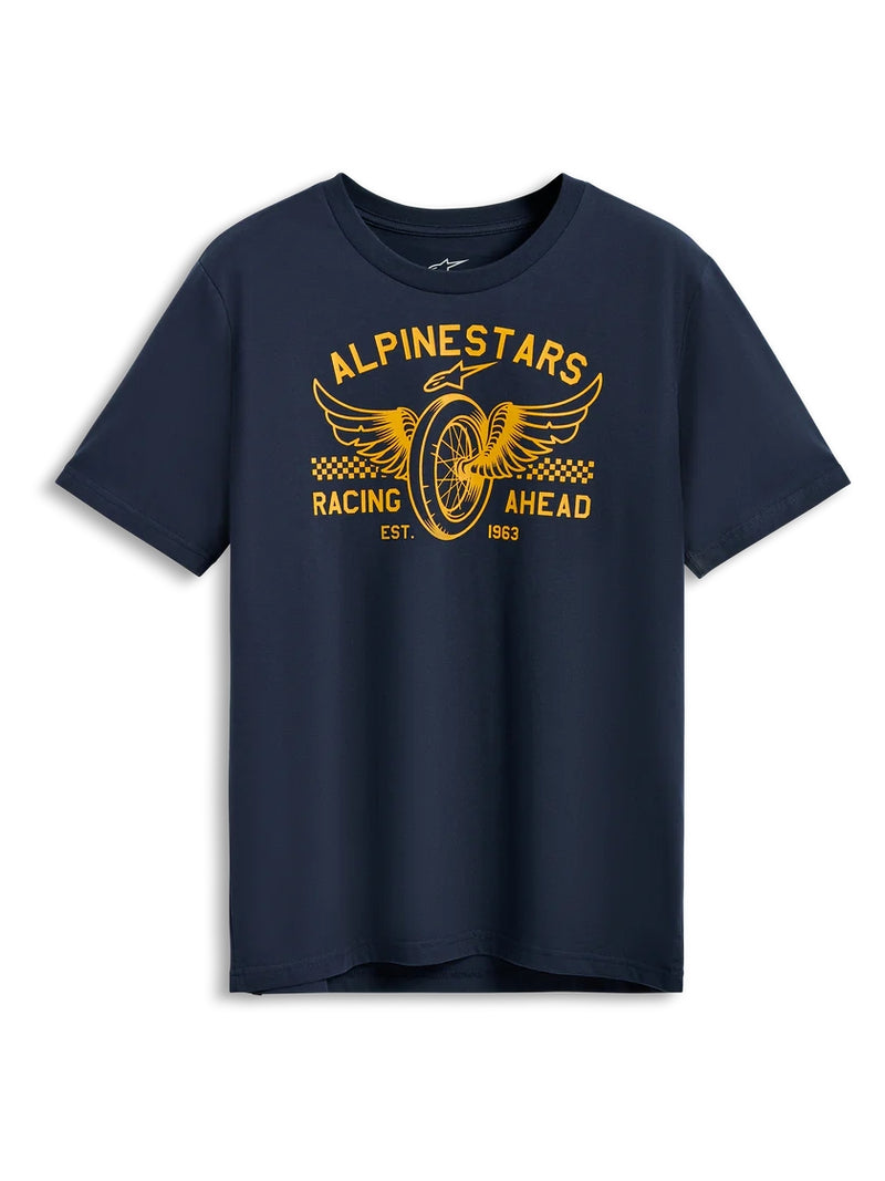 Load image into Gallery viewer, Alpinestars Heritage Patch Short Sleeve CSF Tee (Large, Navy)
