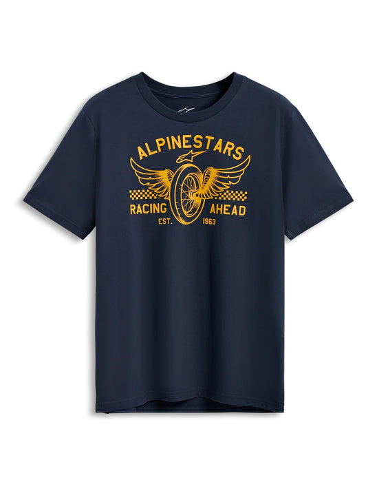 Alpinestars Heritage Patch Short Sleeve CSF Tee (Large, Navy)