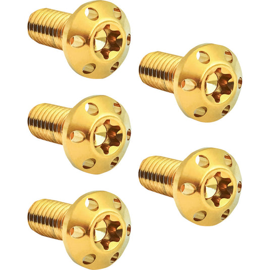 Arlen Ness 300-911 Holeshot Brake Rotor Bolt Kit - Rear - Gold