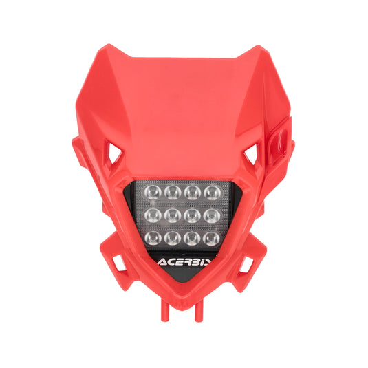Acerbis 2986780004 Headlight Mask - Red