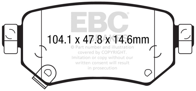 Ebc DP32287C EBC Redstuff Brake Pad Sets