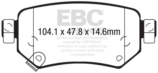 Ebc DP32287C EBC Redstuff Brake Pad Sets