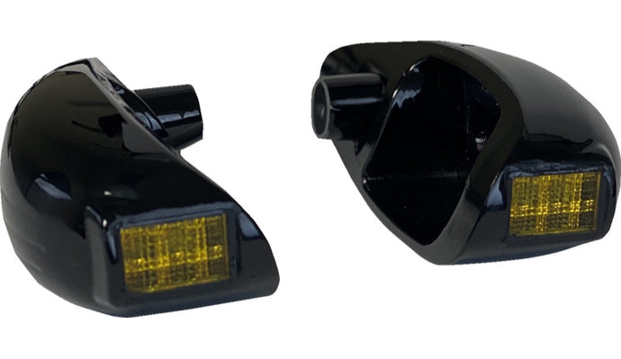 Custom Dynamics PB-RG-TS-AB Probeam Turn Signals - Gloss Black/Amber