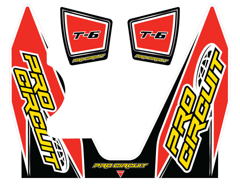 Pro Circuit DC14T6-YZ450F T-6 Exhaust Decal