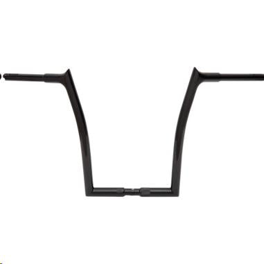 Fat Baggers, Inc. 908016-B 1-1/4in. EZ Install Pointed Top Handlebars - Gloss Black