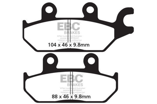 Ebc Powersports SXR642HH EBC SXR Brake Pads