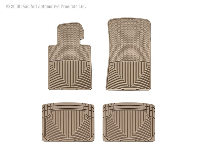 Weathertech W24TN-W20TN WT Rubber Mats - Rear - Tan