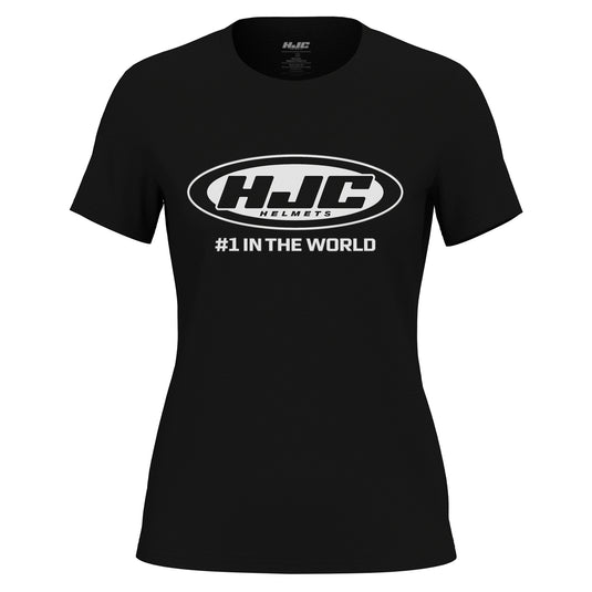 Hjc HJC Logo Womens T-Shirt (Large, Black)