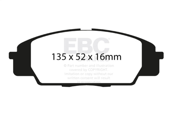 Ebc DP21254 EBC Greenstuff Brake Pad Sets