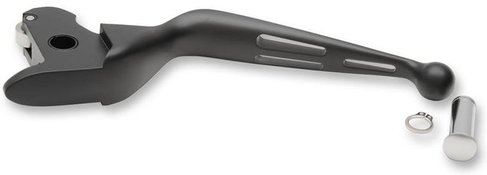 Drag Specialties 0613-0943 Slotted Wide Blade Clutch Lever - Matte Black