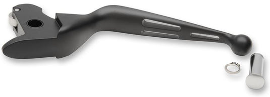 Drag Specialties 0613-0943 Slotted Wide Blade Clutch Lever - Matte Black