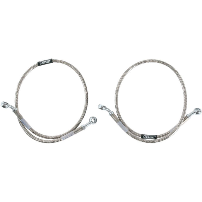 Russell R08625 Cycleflex Brake Line Two-Line Race Kit