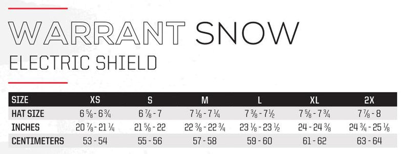 Z1r Warrant Solid Snow Helmet with Electric Shield (Small, Flat Black)