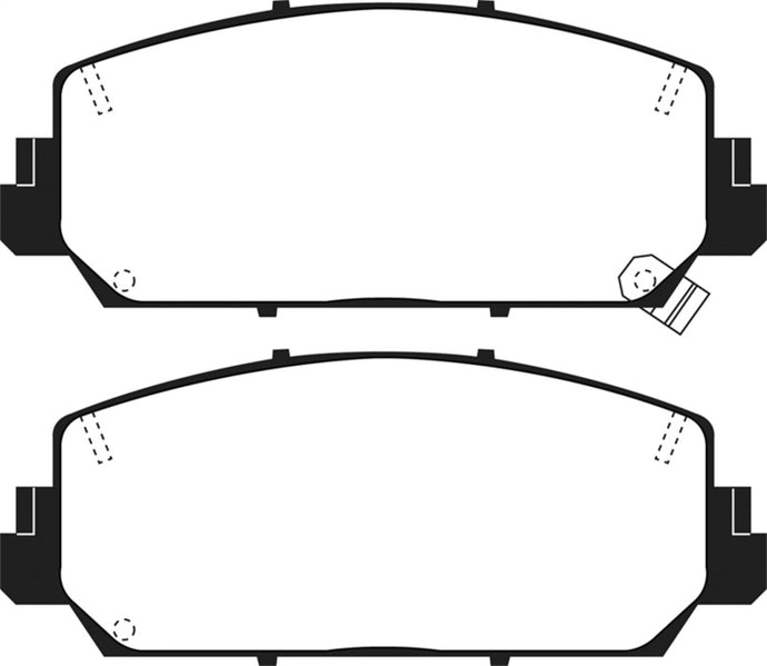 Ebc DP43049R EBC Yellowstuff Brake Pad Sets