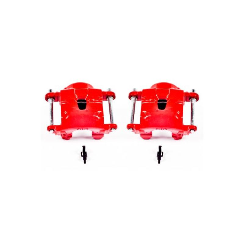 Load image into Gallery viewer, Powerstop S4071 PSB Red Calipers

