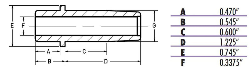 Load image into Gallery viewer, Kibblewhite Precision 20-2330C Cast Iron Exhaust Valve Guide - Standard (.5650in.)

