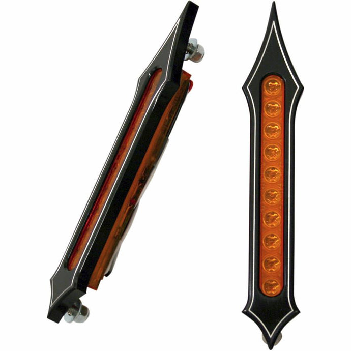 Accutronix BL02-LSN Tribal-Slotted LED Bag Lights - Night Series - Amber LEDs