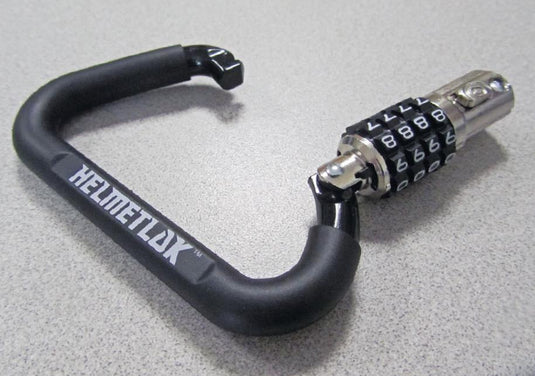 Helmetlok 9338-4101 Helmetlok II Combination Lock - Black/Rubberized