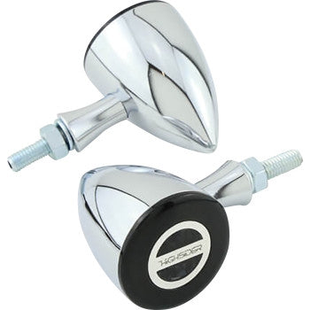 Highsider 204-349 Rocket Bullet Turn Signals - Chrome