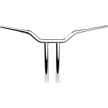 La Choppers LA-7343-16 One-Piece Kage Fighter Handlebars - 16in. Rise - Chrome