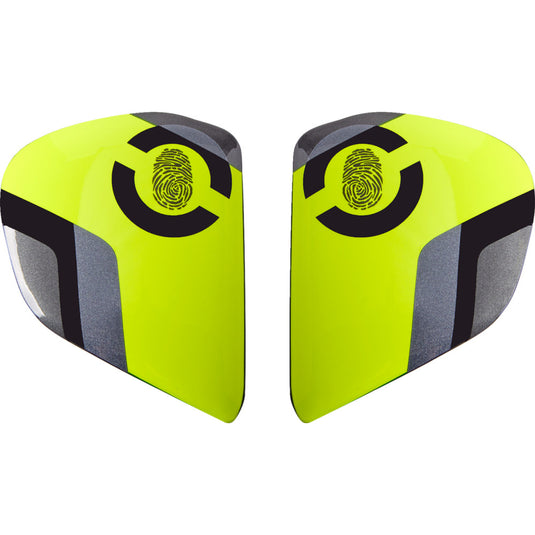 Arai Helmets Side Pods for Contour-X Helmets - Fluorescent Yellow