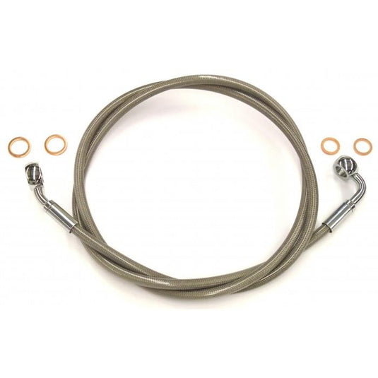 Magnum SSC0601-45 Clear Coated XR Stainless Front Brakeline Kit - 45in. Total Length