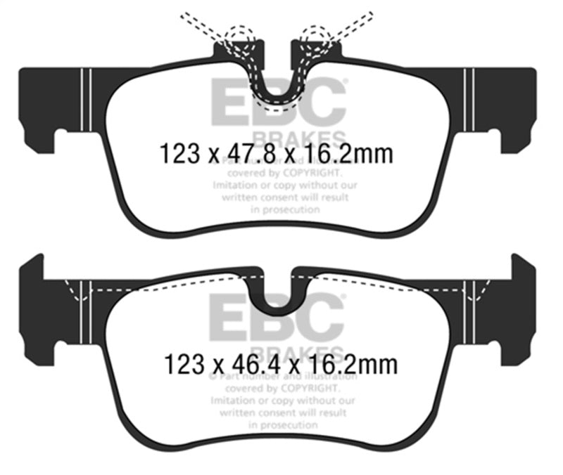 Load image into Gallery viewer, Ebc DP22235 EBC Greenstuff Brake Pad Sets
