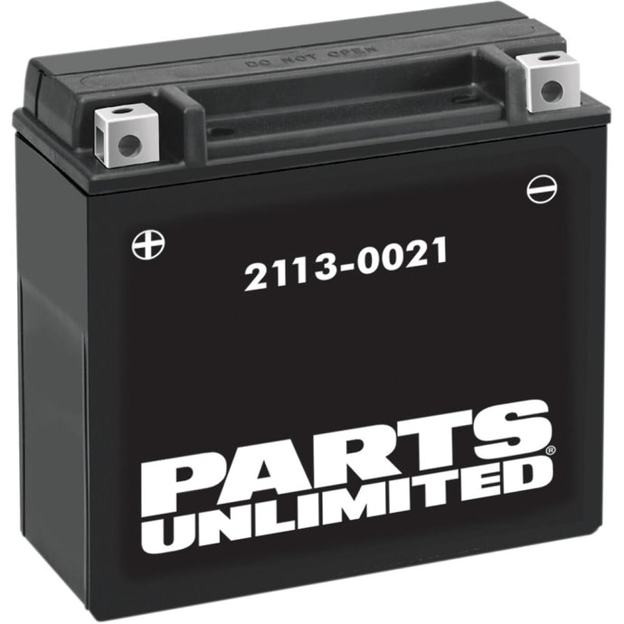 Parts Unlimited 2113-0021 AGM Maintenance-Free Battery