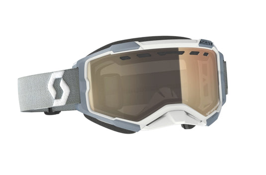 White / Bronze Chrome Lens