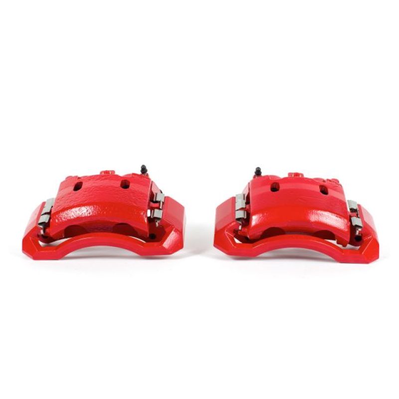Load image into Gallery viewer, Powerstop S4890 PSB Red Calipers
