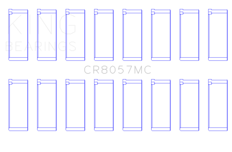 Load image into Gallery viewer, King Engine Bearings CR8057MC KING Connecting Rod Bearings
