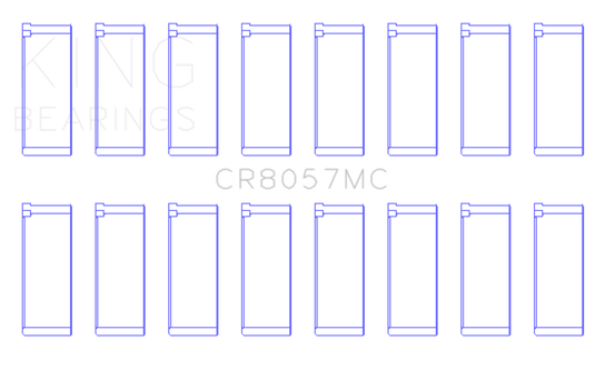 King Engine Bearings CR8057MC KING Connecting Rod Bearings