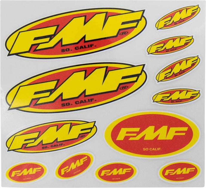 Fmf Racing 014804 Misc Sticker/Sheet - FMF Jersey Tranfers