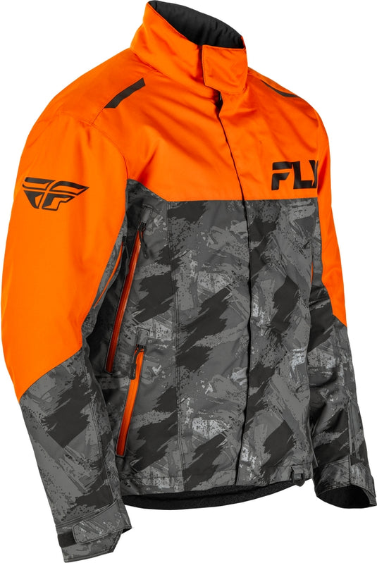 Fly Racing SNX Pro Jacket (XXX-Large, Black/Orange)