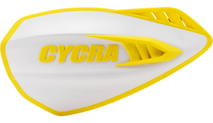Cycra 1CYC-0056-234 Cyclone Handguards - White/Yellow