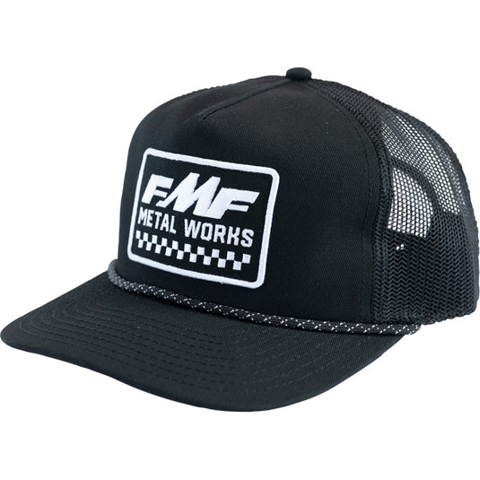 Fmf Racing Metal Works Hat (One Size Fits Most, Black)
