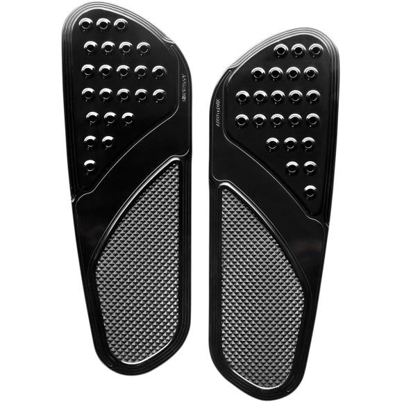 Accutronix FBF91-DVB Extended Drilled Vintage Floorboards - Rubber Heel - Black