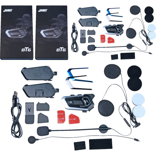 J&M BT-06 Bluetooth Helmet Headset - Dual Kit