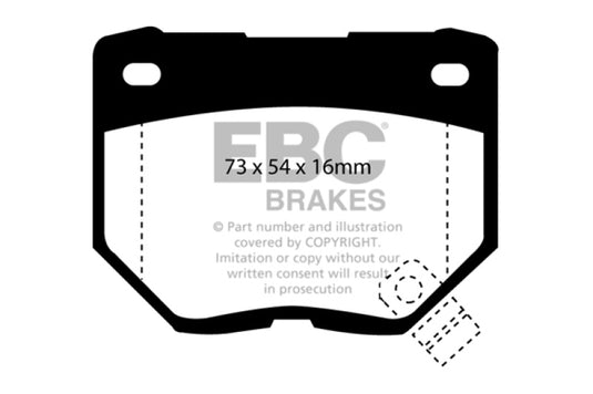 Ebc DP3826C EBC Redstuff Brake Pad Sets