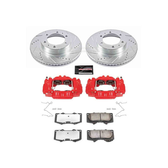 Powerstop KC137-36 PSB Red Calipers