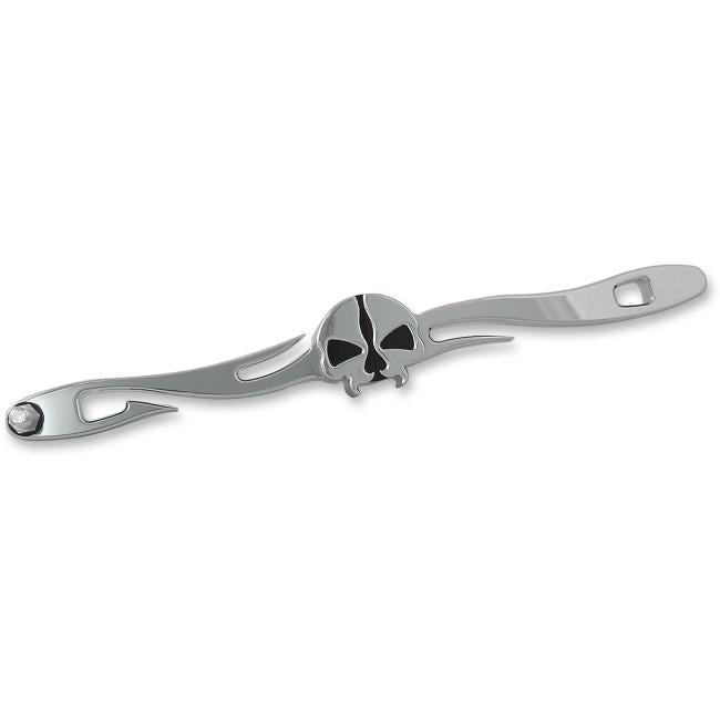 Drag Specialties 1601-0491 Split Skull Custom Shift Linkage - Chrome
