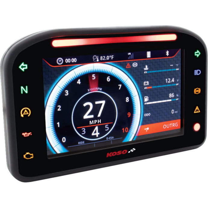 Koso North America BA062010 RX-5 TFT Multi-function Meter