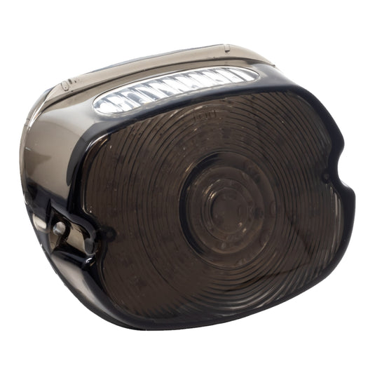 Letric Lighting Co. LLC-SLTL-ST Slantback LED Taillight - SO-LO Low-Profile LED Without Top Tag Window - Smoke