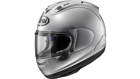 Arai Helmets Corsair-X Solid Helmet (X-Large, Aluminum Silver)