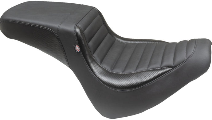 Mustang 76005 Squareback 2-Up Seat - Tuck-n-Roll - Black