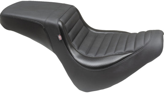 Mustang 76005 Squareback 2-Up Seat - Tuck-n-Roll - Black